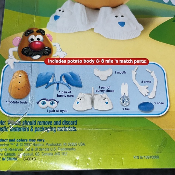 New Playskool Mr. Potato Head Spud Bunny NIB - Picture 5 of 8
